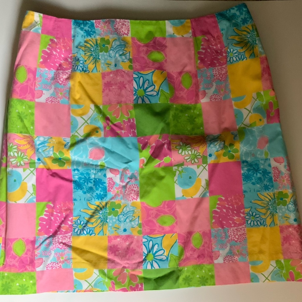 Lilly Pulitzer Patchwork Mini Skirt - image 1